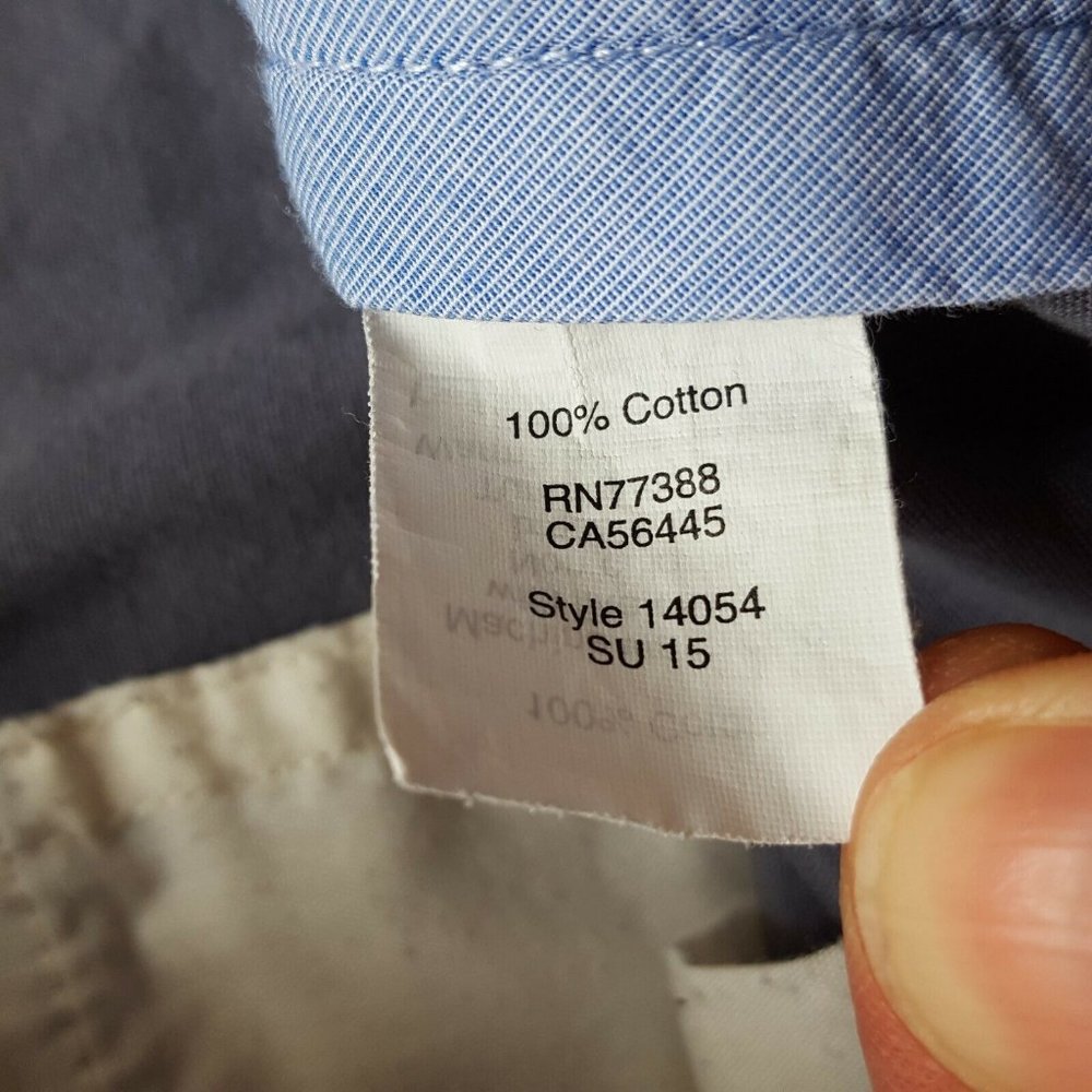 J.Crew Rivington Flat Front Chino Shorts Slate Gray Men's Size 29 x 11 Cotton - Picture 5 of 5